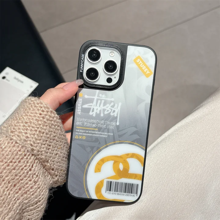 iphone 16プロ stussy風 カバー 