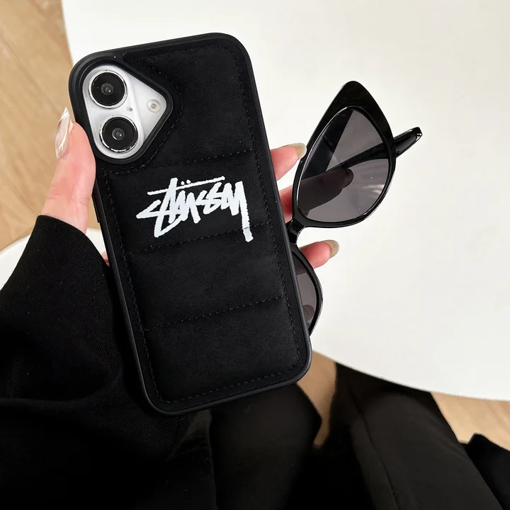 stussy スマホケース アイホン16プロmax 