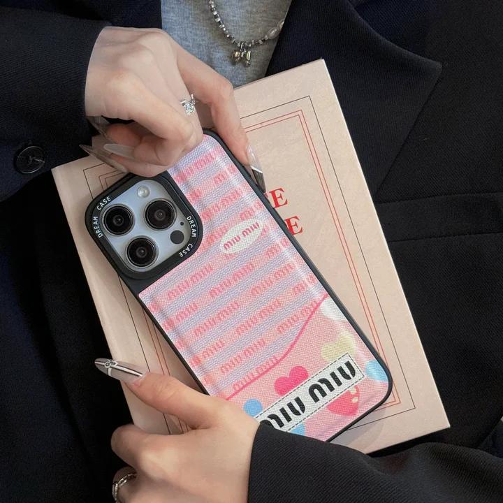 ブランド スマホケース アイフォン14promax miumiu風 