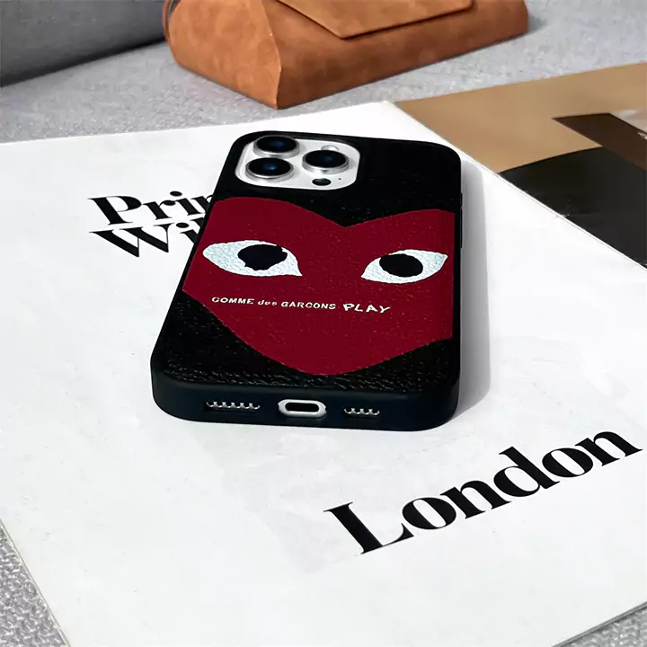 ハイブランド comme des garçons コムデギャルソン iphone16プラス 携帯ケース 