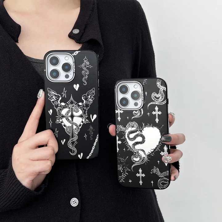 アイフォーン16pro スマホケース chrome hearts クロームハーツ 