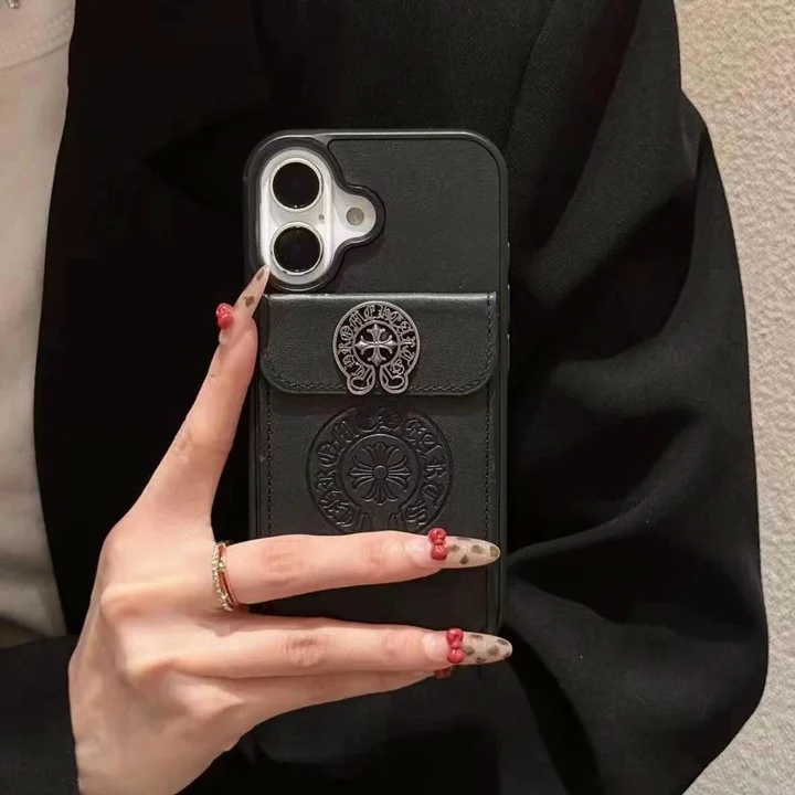 クロームハーツ風 スマホケース iphone 16プロ 