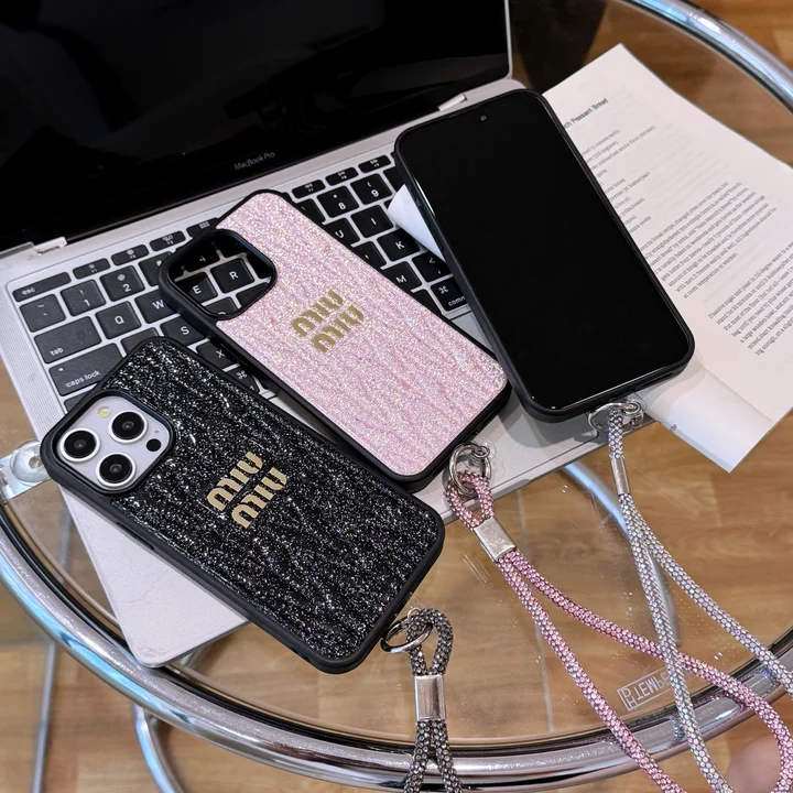 ハイブランド miumiu アイホン16 スマホケース 