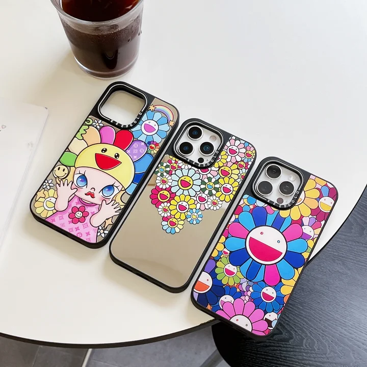 murakami sunflower風 iphone17promax スマホケース 