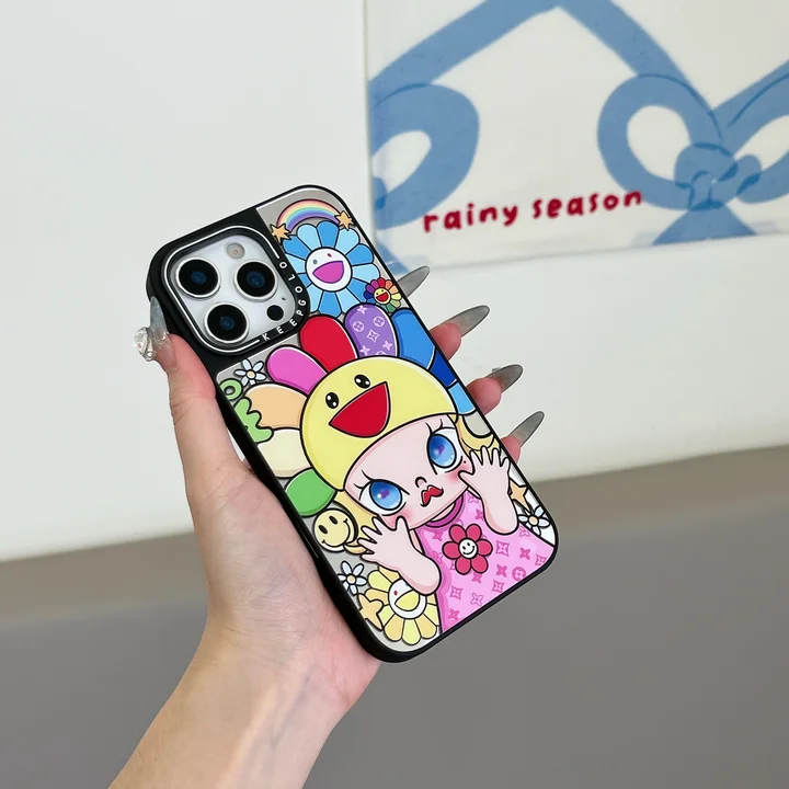 ブランド カバー アイフォン17プロmax murakami sunflower 