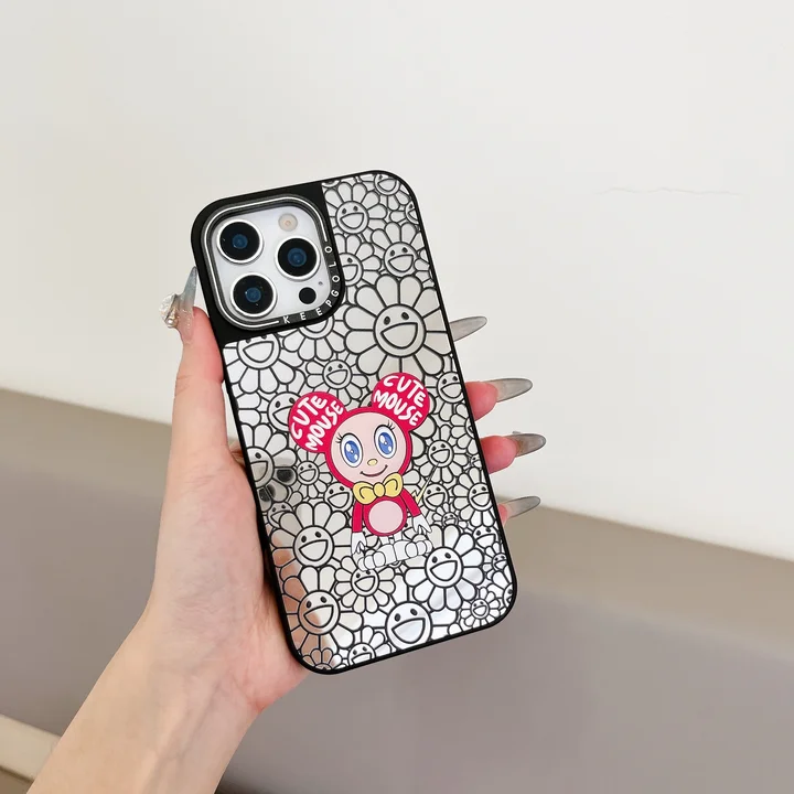 ハイブランド カイカイキキ murakami sunflower iphone17 カバー 