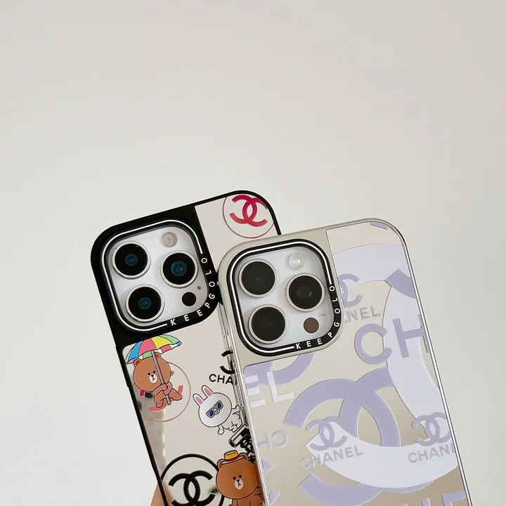 シャネル風 スマホケース アイフォン16plus 