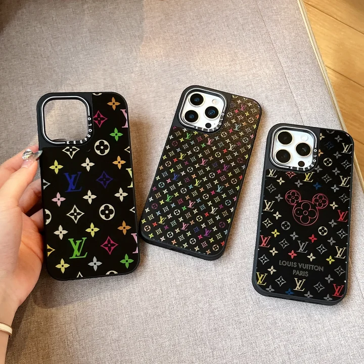 アイホン17plus カバー ルイヴィトン風 