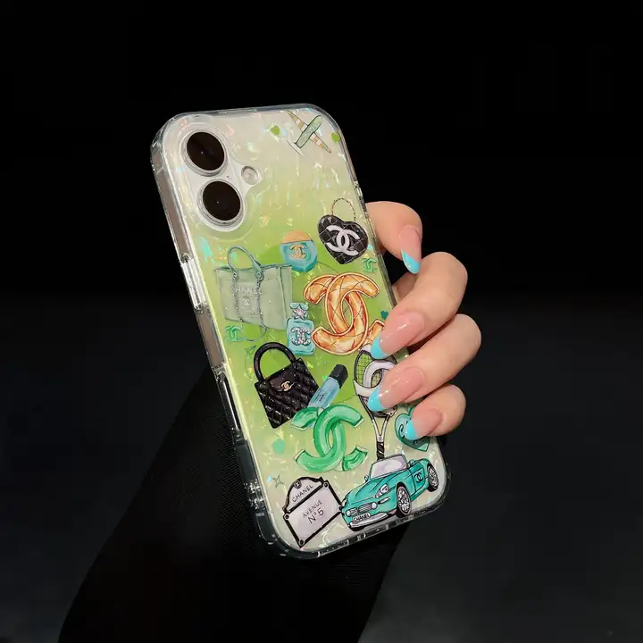 シャネル風 ケース アイフォン16pro 