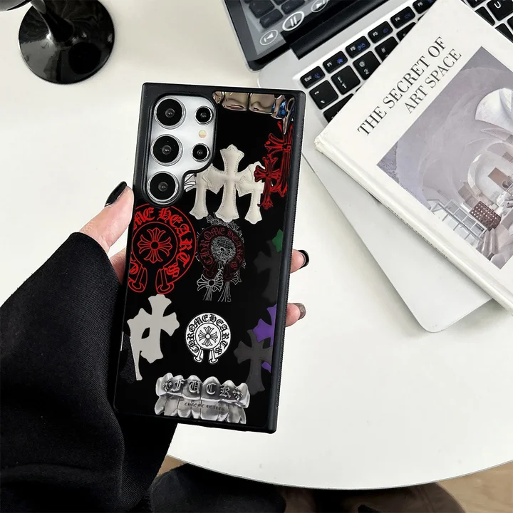 クロームハーツ風 アイフォーン17promax 携帯ケース 