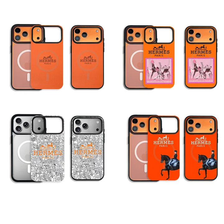 アイホン17プラス スマホケース hermes風