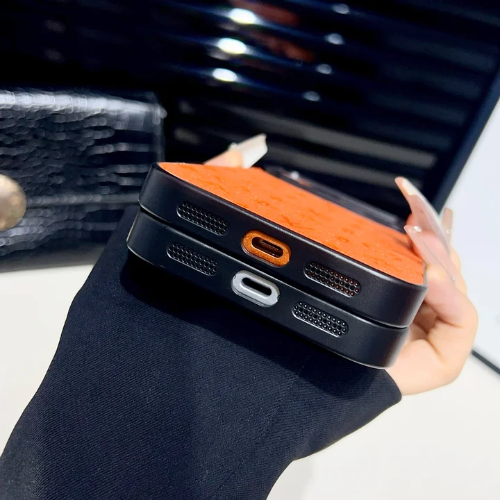 ハイブランド アイホン17plus 牛革