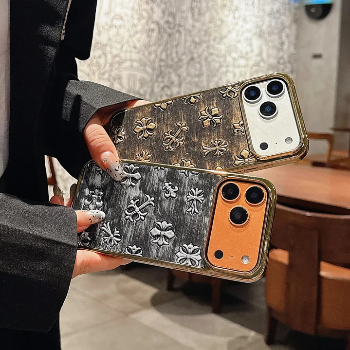 ブランド クロームハーツ iphone 14プラス カバー 