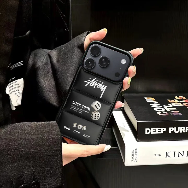 ステューシー風 iphone17pro max スマホケース 