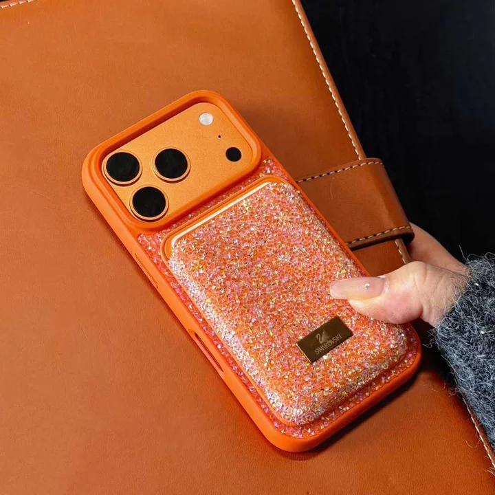 swarovski スマホケース アイフォーン17 