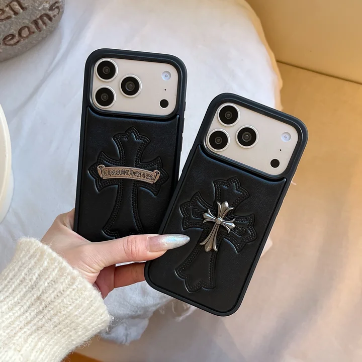 アイフォーン17 スマホケース クロームハーツ風 
