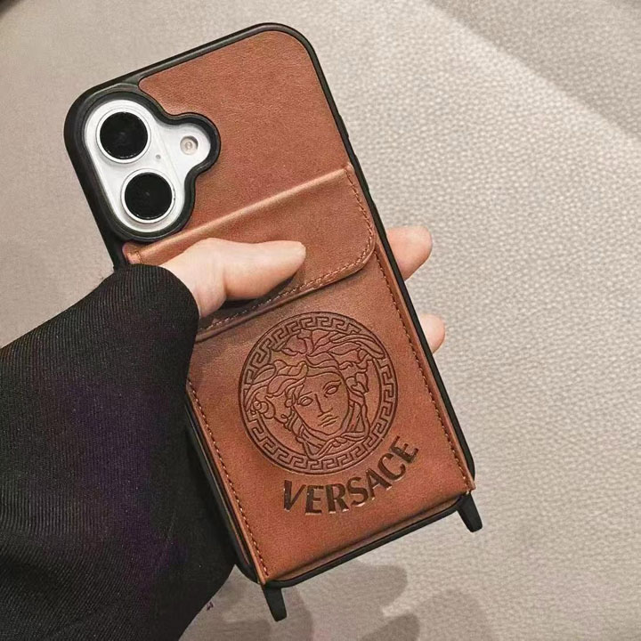 ヴェルサーチ風 スマホケース アイフォーン17プラス 