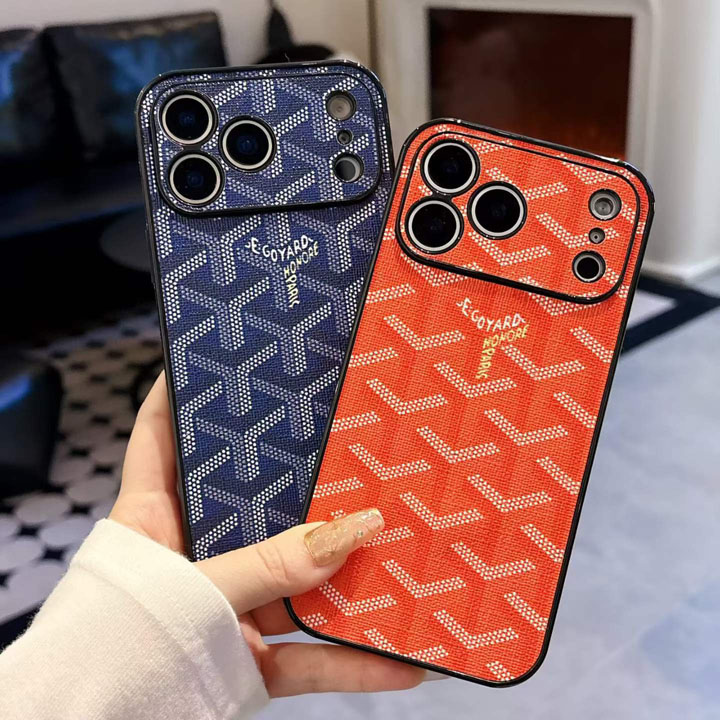 ブランド ケース iphone17plus goyard風 