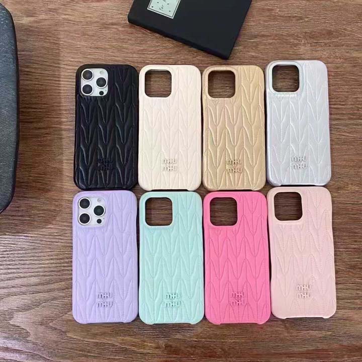 iphone18 スマホケース ミュウミュウ