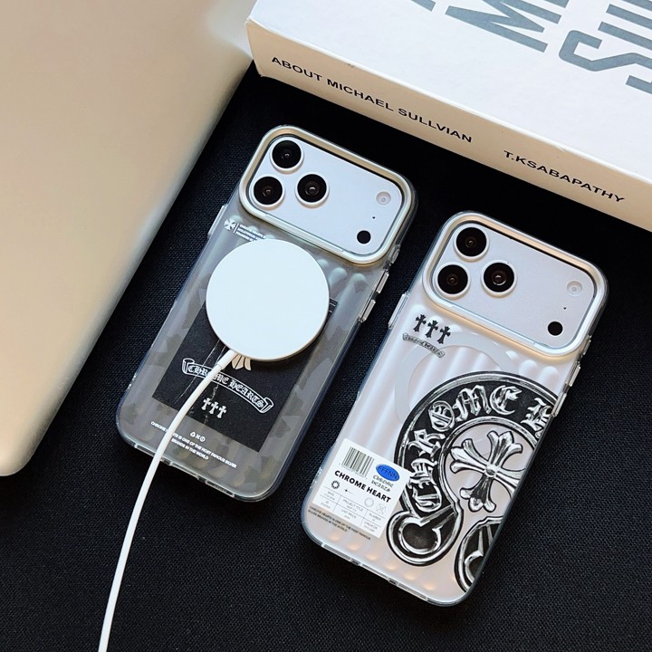クロームハーツ風 アイフォンiphone18プロmax ケース