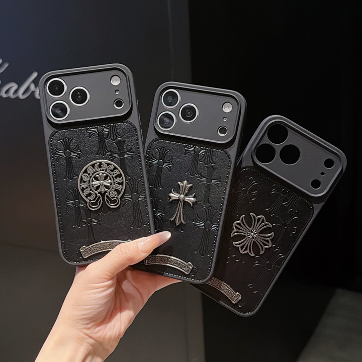 アイフォーンiphone16 proMax chrome hearts スマホケース
